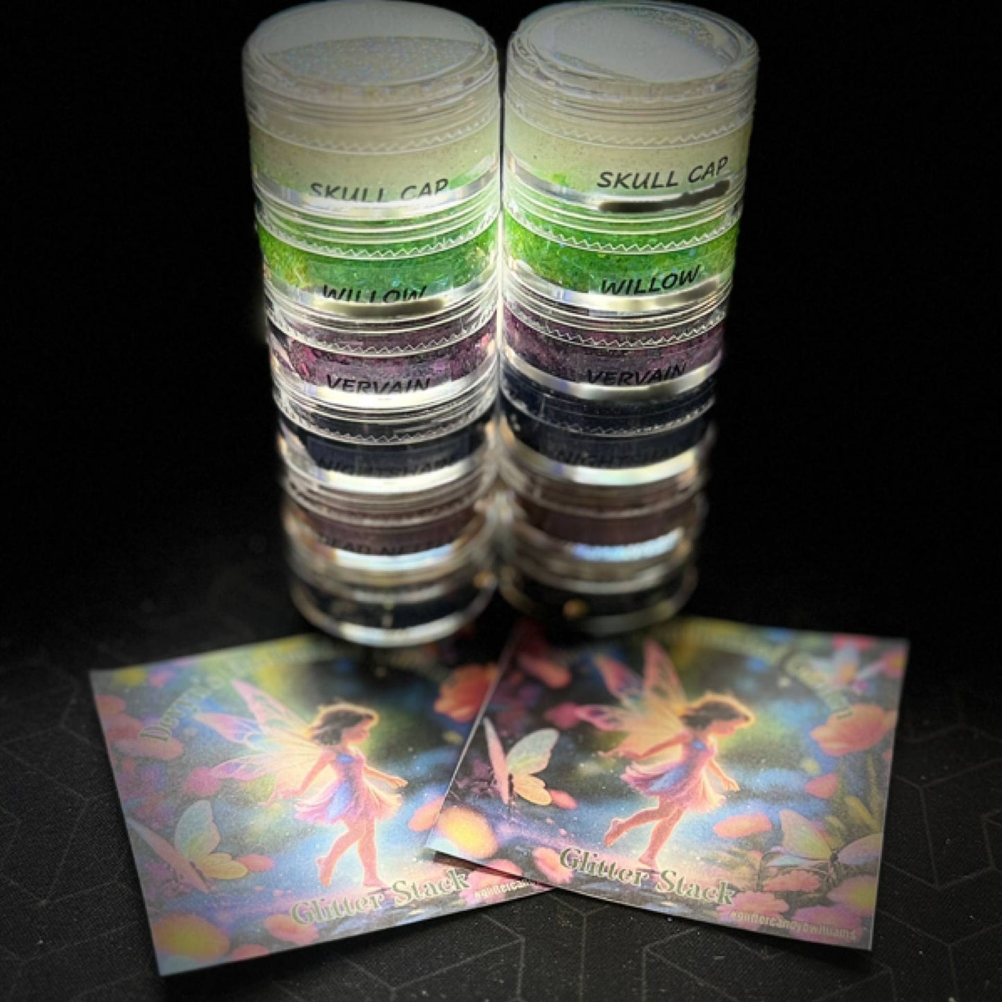 Enchanted Garden Glitter Stack