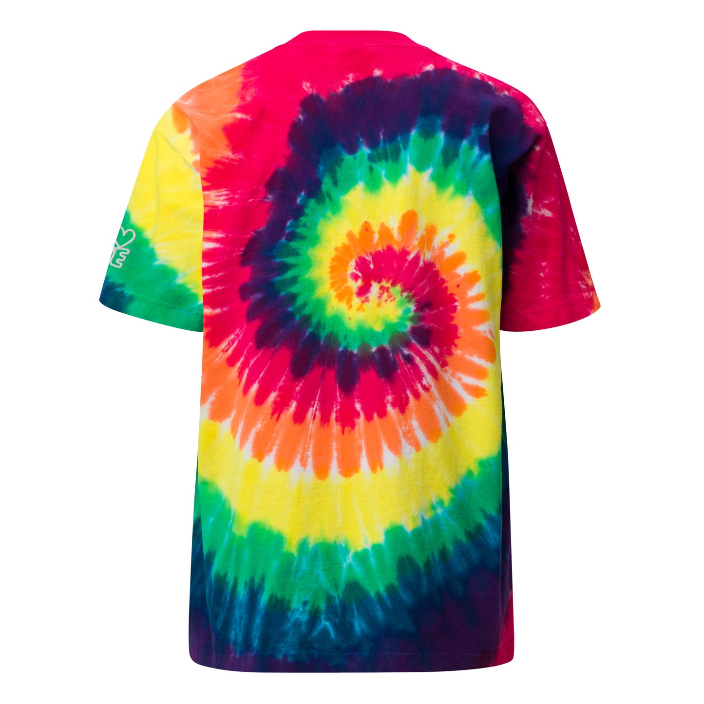 Oversized tie-dye Glitter Candy Bae Shirt