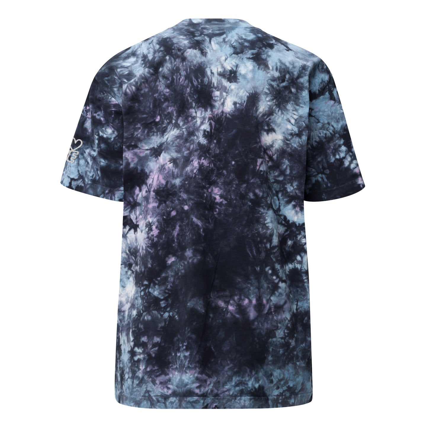 Oversized tie-dye Glitter Candy Bae Shirt