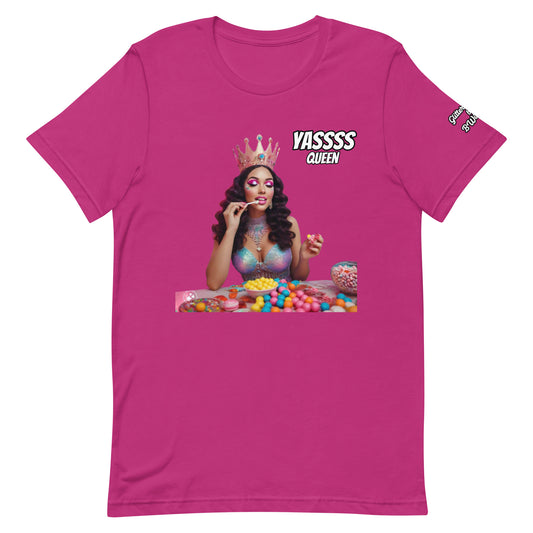 Yuss Queen Glitter Candy TShirt