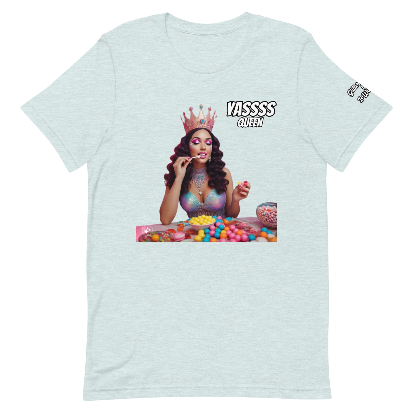 Yuss Queen Glitter Candy TShirt