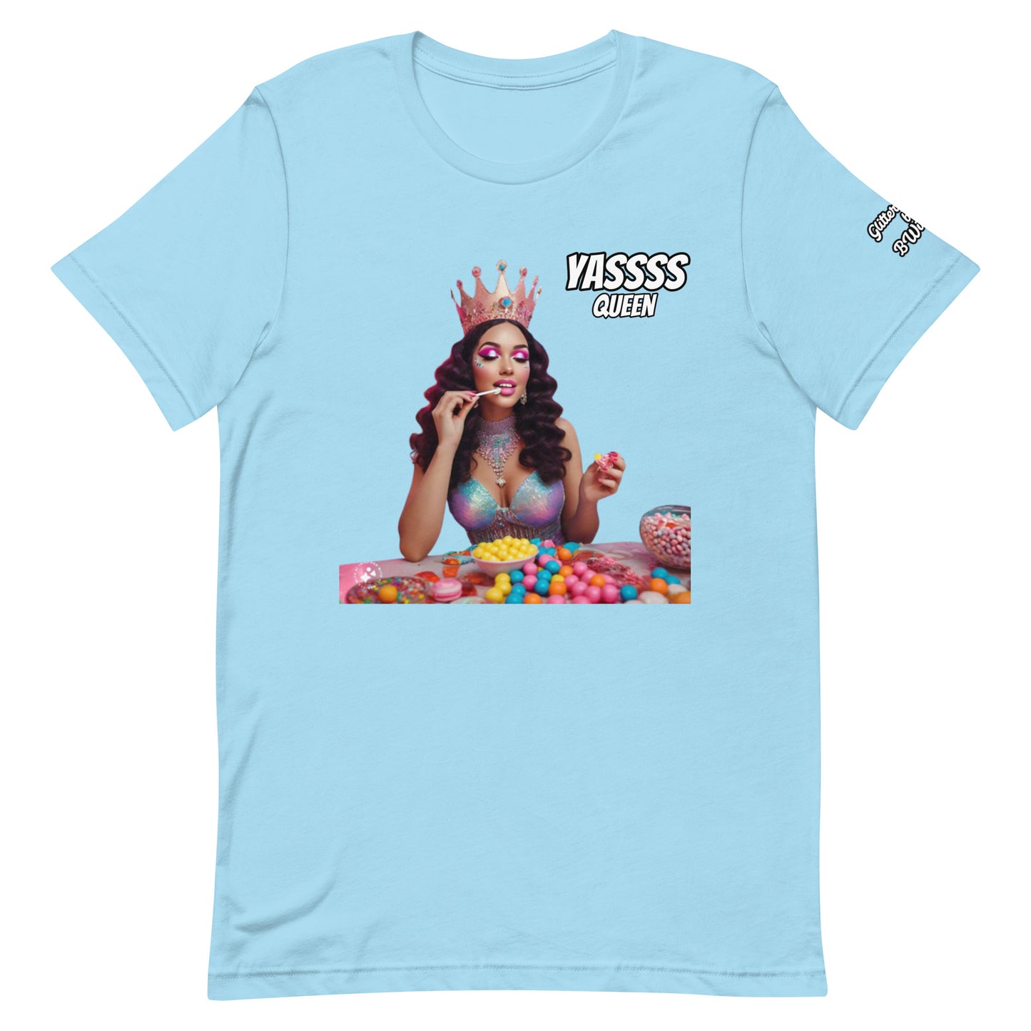 Yuss Queen Glitter Candy TShirt