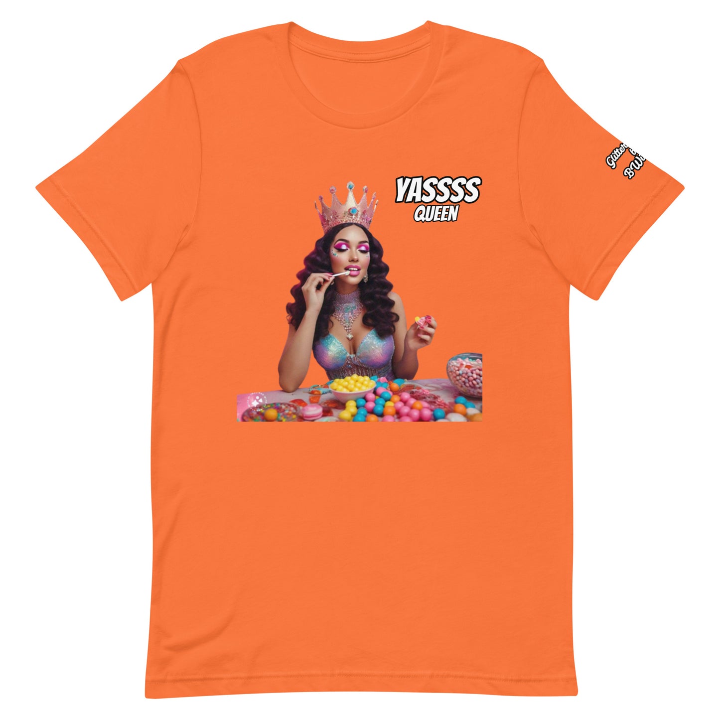 Yuss Queen Glitter Candy TShirt